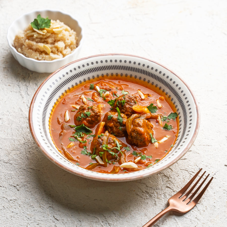 Keto Lamb Kofta with Tomato Sauce - Gluten Free