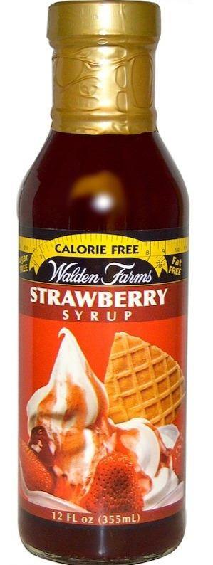 Walden Farms, Strawberry Syrup, Sugar Free, 355 ml - Mom it KeTo Go