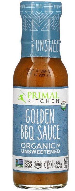 Primal Kitchen, Organic Golden BBQ Sauce, Unsweetened, 241 g - Mom it KeTo Go