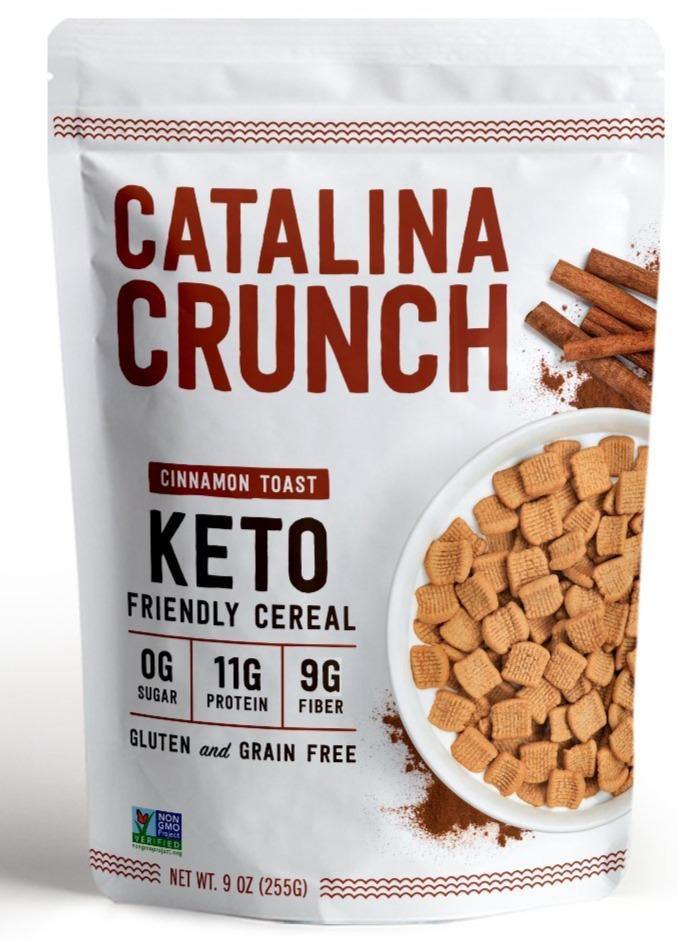 Catalina, Keto Cinnamon Toast Crunch Cereal, 255g - Mom it KeTo Go