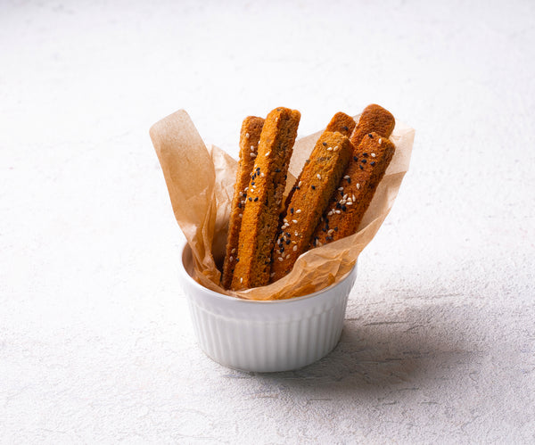 Keto Anise Biscotti 6 pcs  (قرشلة اليانسون كيتو) - Mom it KeTo Go By Safa’