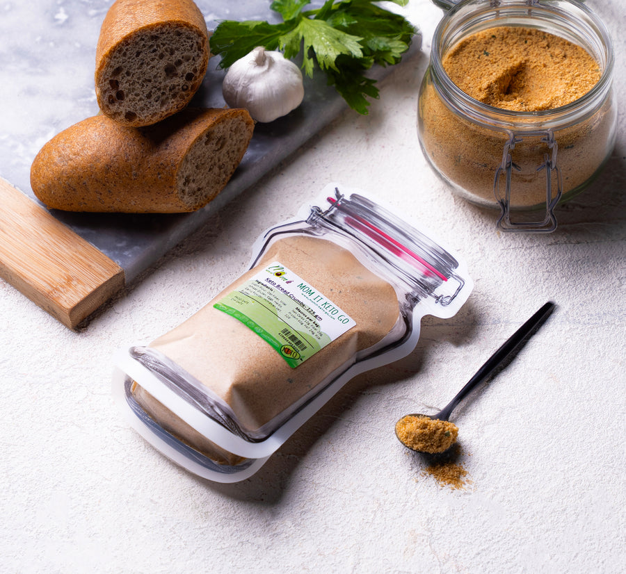 Keto Bread Crumbs 125g - قرشلة الكيتو - Mom it KeTo Go By Safa’