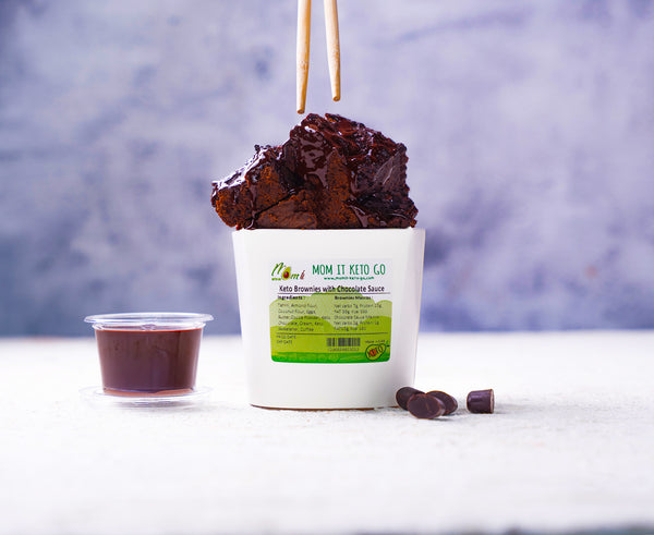 Chocolate covered Keto Brownie - Mom it KeTo Go By Safa’