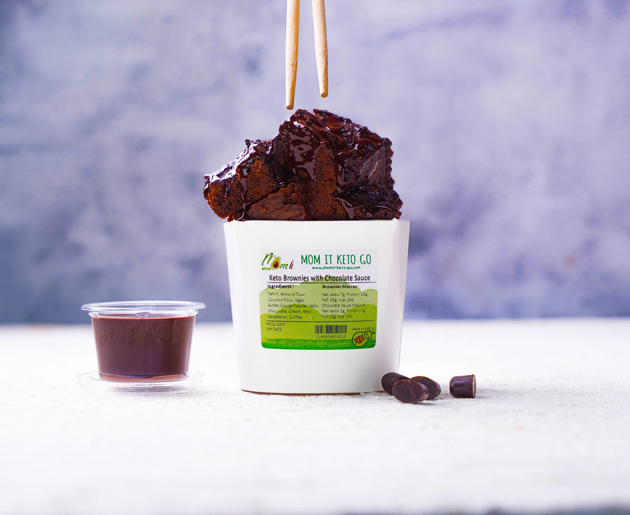Chocolate covered Keto Brownie - Mom it KeTo Go By Safa’