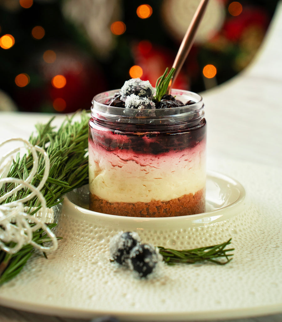 Blueberry Mama-licious Cheesecake Jar - Mom it KeTo Go By Safa’