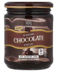 ChocZero, Keto, Gluten Free, Vegan, Chocolate Dessert Sauce, 340g