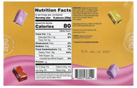 ChocZero, Fruit Chews, Variety, 64 Pieces, 224 g