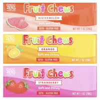 ChocZero, Fruit Chews, Variety, 64 Pieces, 224 g