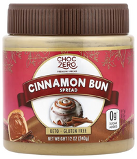 ChocZero, Keto, Gluten Free Spread, Cinnamon Bun, 340g - Mom it KeTo Go By Safa’