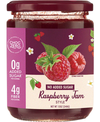 ChocZero, Keto, Vegan, Sugar Free, Raspberry Jam, 340 g - Mom it KeTo Go By Safa’