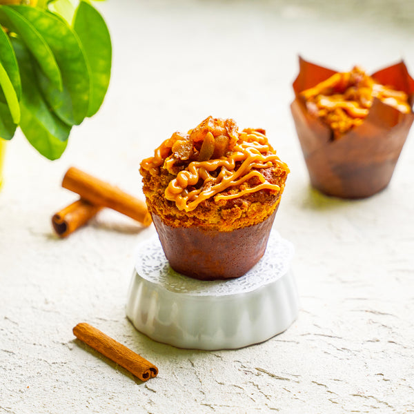 Keto Faux Apples (Chayoti) Cinnamon Muffins- Gluten Free - Mom it KeTo Go By Safa’