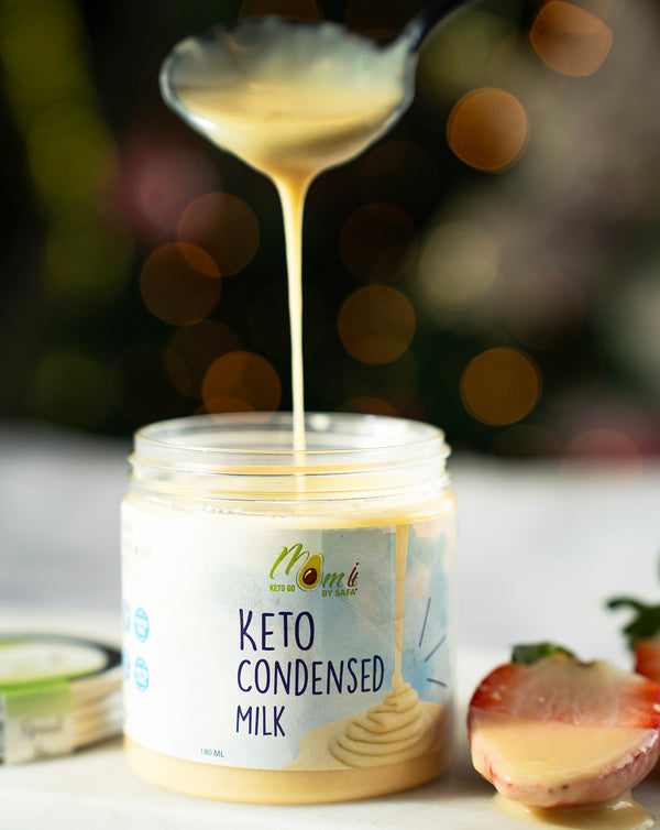 Keto Condensed Milk 180ml - حليب الكيتو المركز - Mom it KeTo Go By Safa’