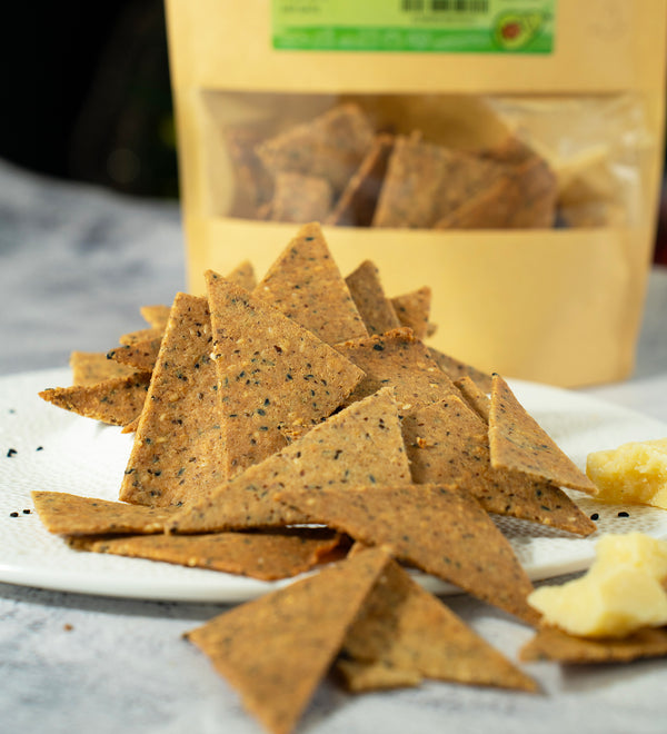 Keto Crackers 1 Bag (80g) - Mom it KeTo Go By Safa’