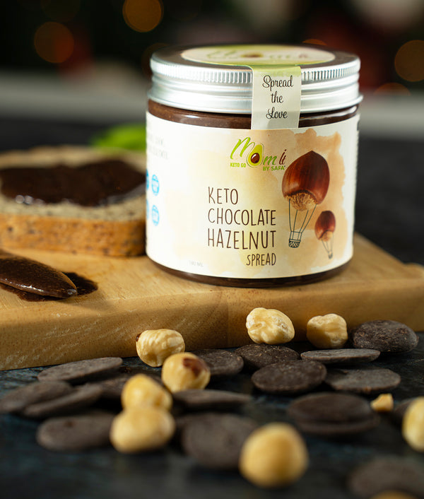 Keto Chocolate Hazelnut Spread (180ml) - Mom it KeTo Go By Safa’