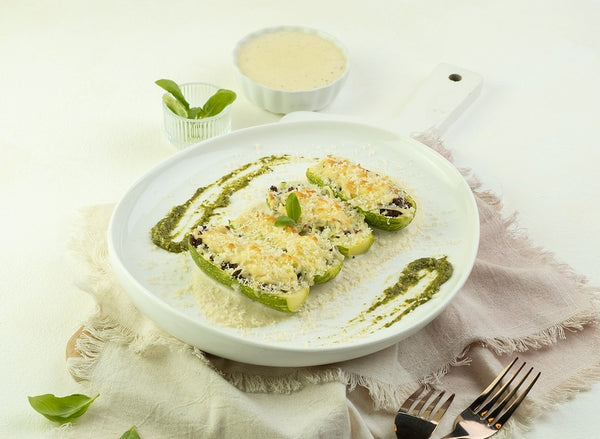 Kusa Boats-Marrow Gratin - Gluten Free - Mom it KeTo Go By Safa’