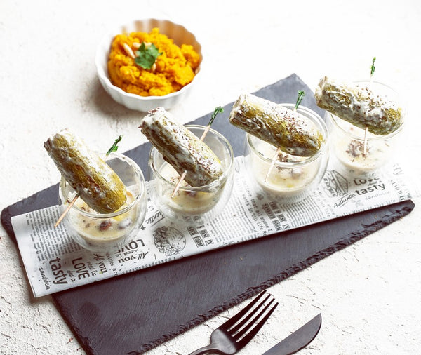 Kusa Mahshi stuffed with minced meat and special yoghurt (Jameed) - Gluten Free - Mom it KeTo Go By Safa’