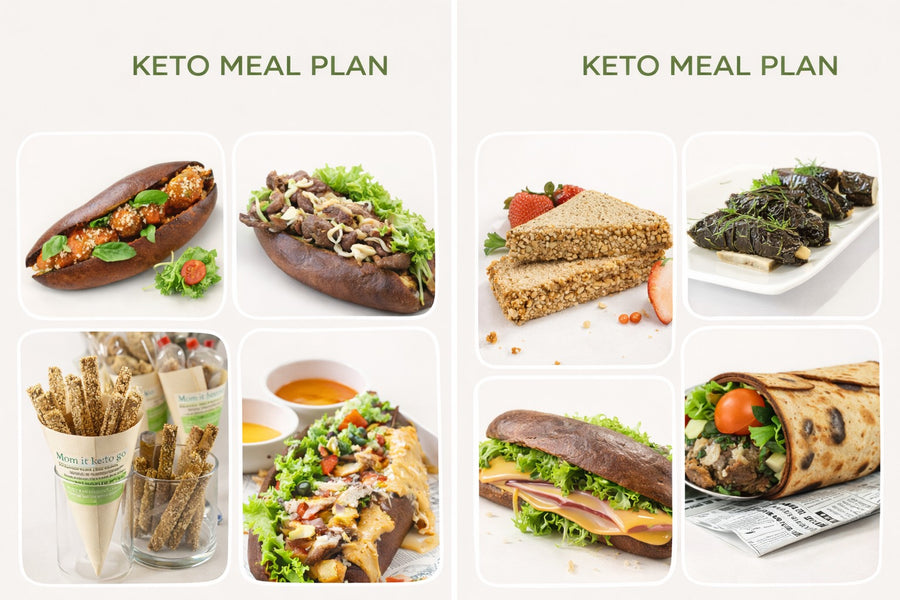(Breakfast+Lunch+Dinner+1 Snack ) - Mom it KeTo Go By Safa’