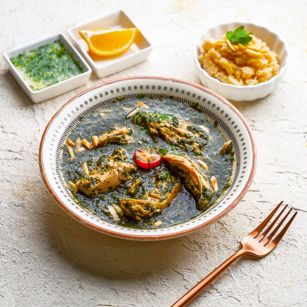Keto Chicken Molokhya - Gluten Free (ملوخية وجاج) - Mom it KeTo Go By Safa’