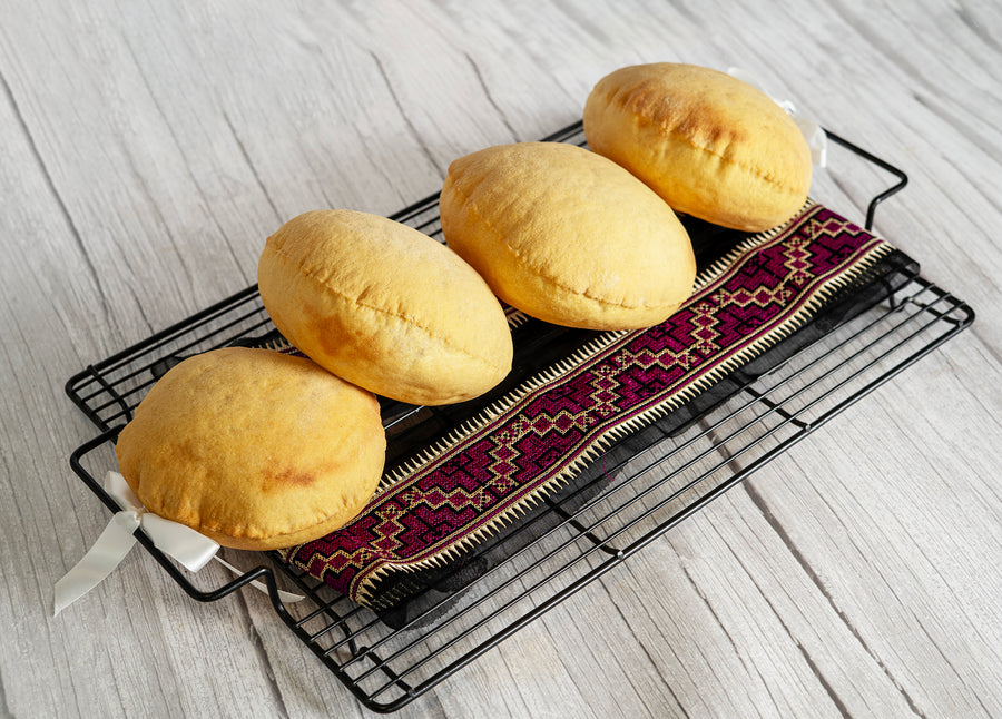 Khubz Arabi KETO Pita 4 pcs  -  خبز عربي كيتو - Mom it KeTo Go By Safa’
