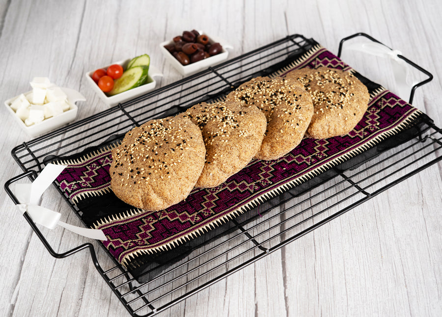 Keto Bread Arabic Pita - Gluten Free (4 pcs) - خبز عربي كيتو بدون غلوتين - Mom it KeTo Go By Safa’