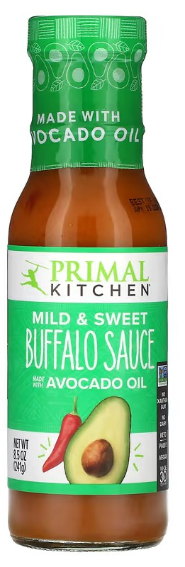 Primal Kitchen, Buffalo Sauce, Mild & Sweet, Made with Avocado Oil, 241g