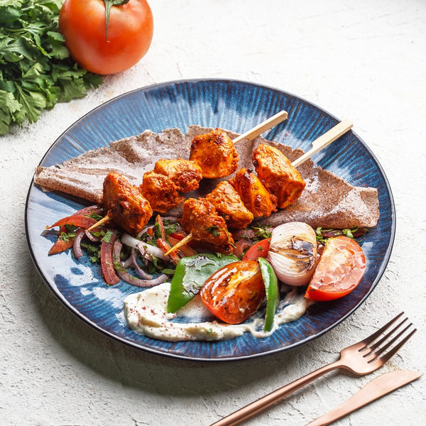Chicken Shish Tawook with Keto Bread - Gluten Free - Mom it KeTo Go By Safa’
