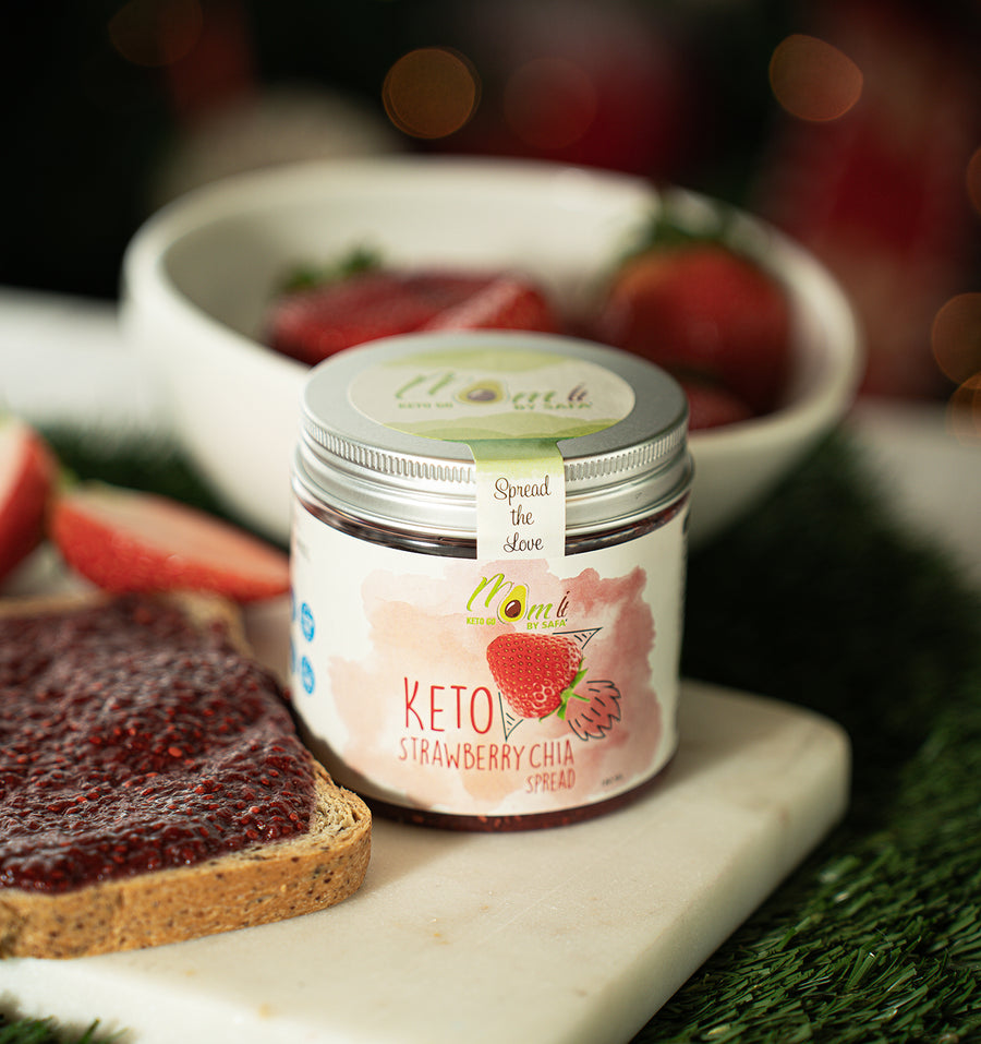 Keto Strawberry Spread (180ml) - Mom it KeTo Go By Safa’