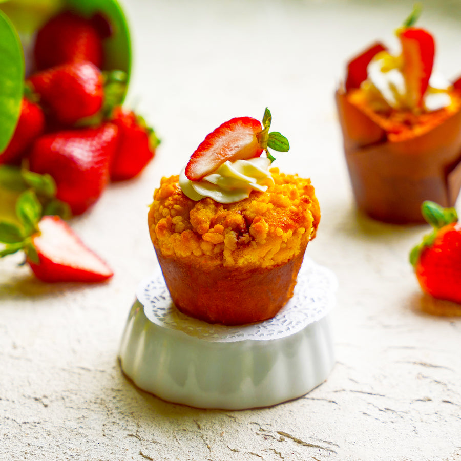Keto Strawberry Muffin- Gluten Free - Mom it KeTo Go By Safa’