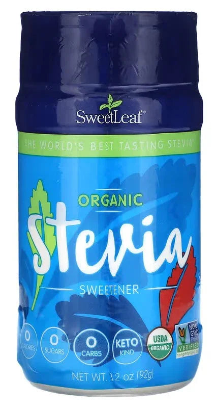 SweetLeaf Stevia, Organic Stevia Sweetener, 92g - Mom it KeTo Go By Safa’
