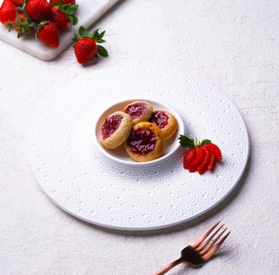 Strawberry Thumbprint Keto Cookies (4 pieces) - Mom it KeTo Go By Safa’