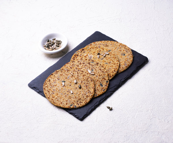 Keto Wrap (Tortilla) with seeds mix- Gluten Free (4 pcs) - Mom it KeTo Go By Safa’