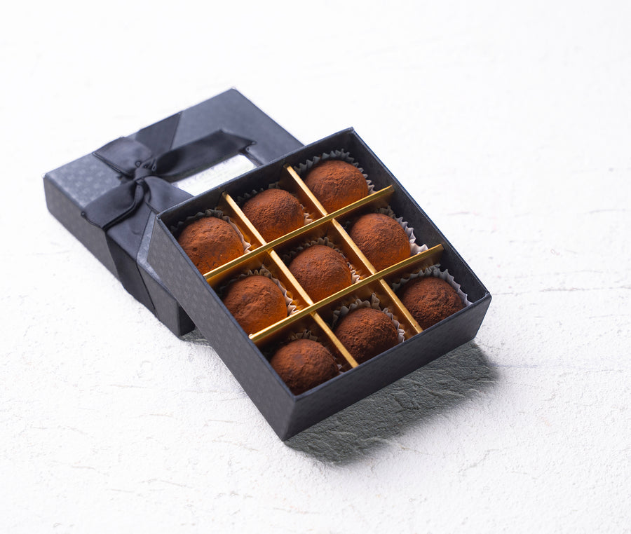 Keto Chocolate Truffles Box (9 pieces)