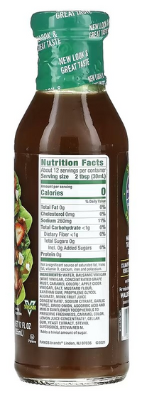 Walden Farms, Honey Balsamic Vinaigrette, Calorie Free, 355 ml