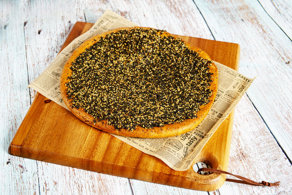 KETO Large Manakeesh Zaatar with Gluten - مناقيش كيتو حجم كبير بالزعتر مع جلوتين - Mom it KeTo Go By Safa’