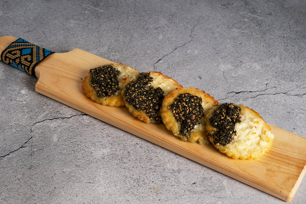 Mini Gluten Free Keto Zaatar & Cheese Manakeesh (4 pieces) - Mom it KeTo Go By Safa’