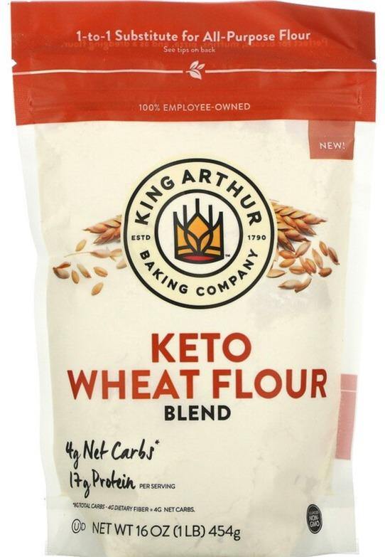 King Arthur Flour, Keto Wheat Flour Blend, 454 g - Mom it KeTo Go