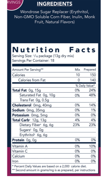 Keto and Co, Keto Buttercream Frosting Mix, 230 g - Mom it KeTo Go