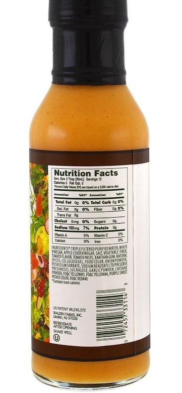 Walden Farms, French Dressing, Calorie Free, 355 ml - Mom it KeTo Go