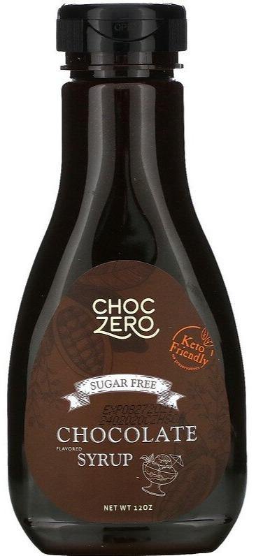 ChocZero, Chocolate Syrup, Sugar Free, 340 g - Mom it KeTo Go