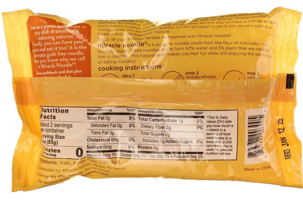 Miracle Noodle, Angel Hair Style, 200 g - Mom it KeTo Go