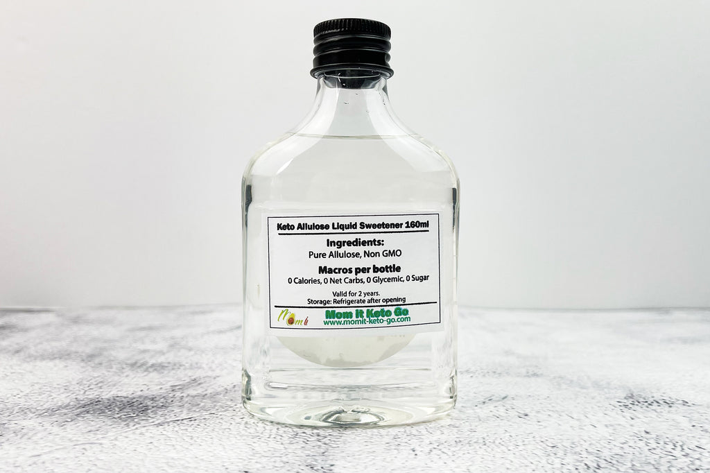 Mom it KETO Allulose Sweetener, 160ml - قطر كيتو, شيره - Mom it KeTo Go