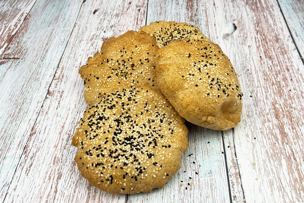 Keto Bread Arabic Pita - Gluten Free (4 pcs) - خبز عربي كيتو بدون غلوتين - Mom it KeTo Go