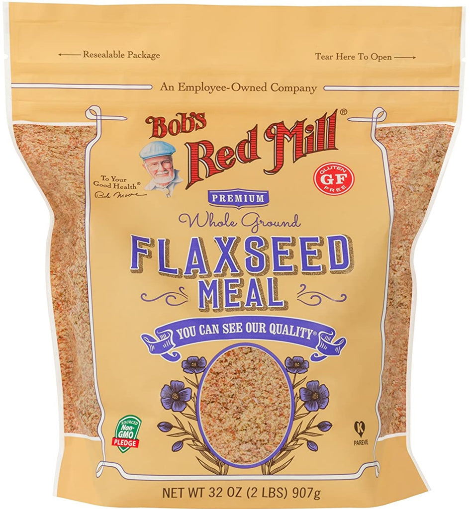 Bob's Red Mill, Organic Whole Ground Flaxseed Meal, 907g - Mom it KeTo Go
