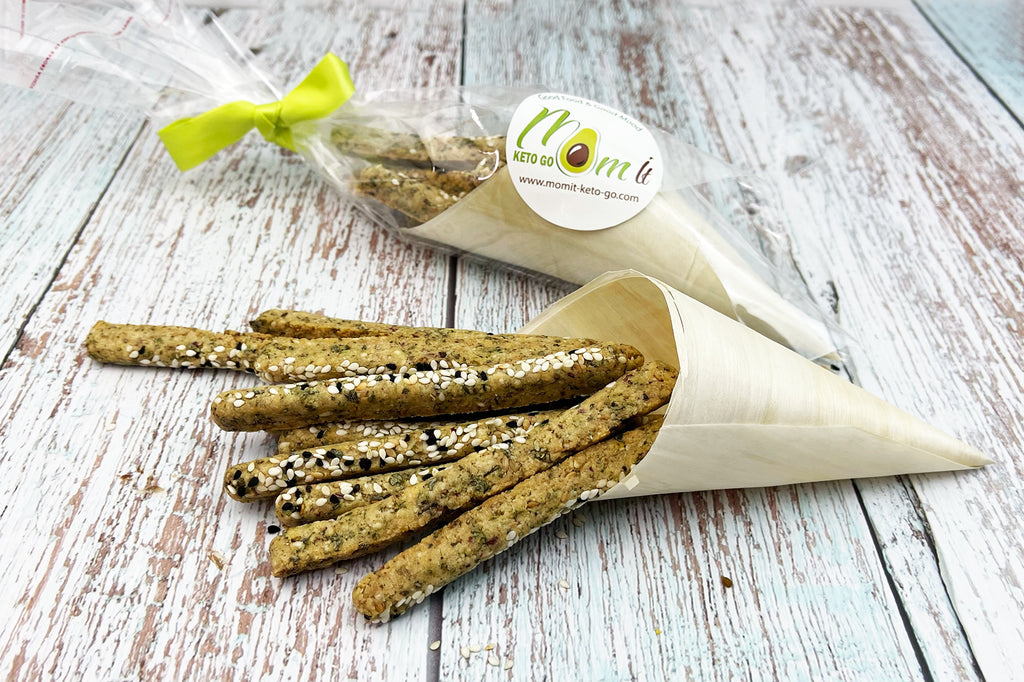 Keto Zaatar Bread Sticks (10 sticks) - كيتو زعتر عصي الخبز - Mom it KeTo Go