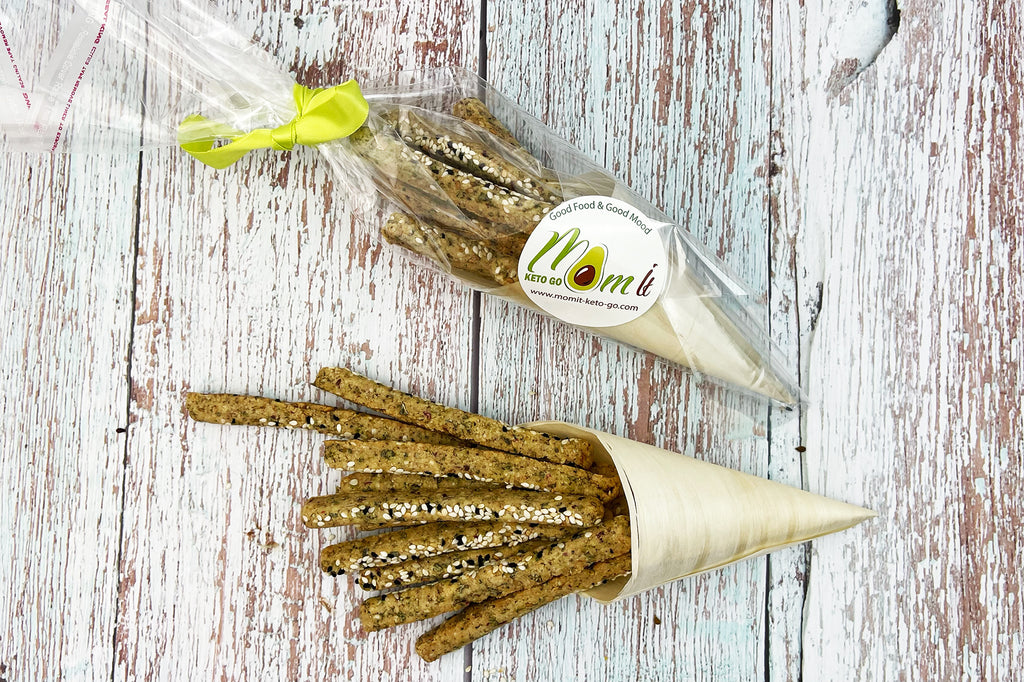 Keto Zaatar Bread Sticks (10 sticks) - كيتو زعتر عصي الخبز - Mom it KeTo Go