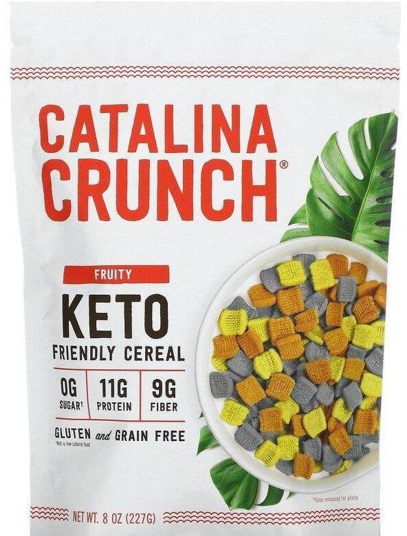 Catalina Crunch, Keto Friendly Cereal, Fruity, 227 g - Mom it KeTo Go