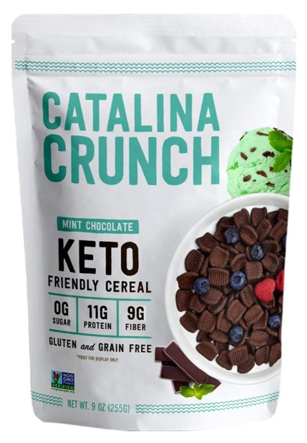 Catalina Crunch, Keto Friendly Cereal, Mint Chocolate, 255 g - Mom it KeTo Go