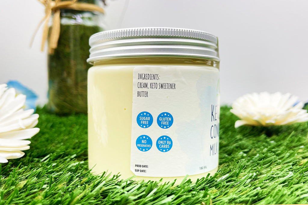 Keto Condensed Milk 180ml - حليب الكيتو المركز - Mom it KeTo Go