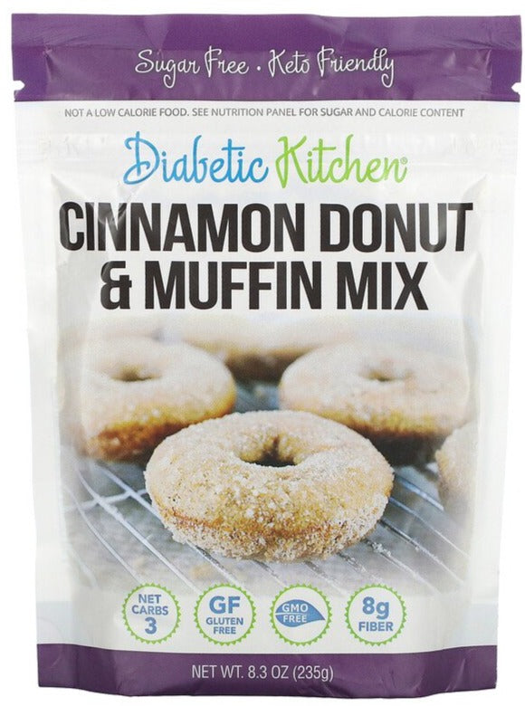 Diabetic Kitchen, KETO, Cinnamon Donut & Muffin Mix, 235 g - Mom it KeTo Go