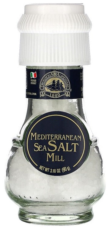 Drogheria & Alimentari, Mediterranean Sea Salt Mill, 90 g - Mom it KeTo Go